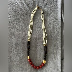"Tangier" chunky beaded necklace Lia Sophia